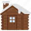 log, cabin, house, wooden, buildings, winter, vacation, home 
