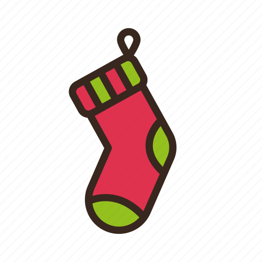 Christmas, fireplace, gift, merry christmas, new year, sock, stockings icon - Download on Iconfinder