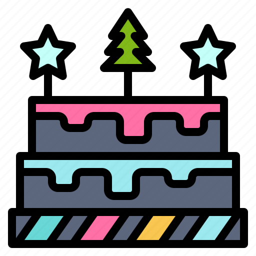 Cake, candy, christmas, lump, merry, season, sweet icon - Download on Iconfinder