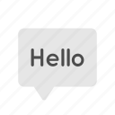 chat, greeting, hello, message, messenger, text