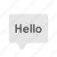 chat, greeting, hello, message, messenger, text 