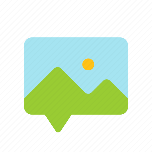 Chat, image, message, multimedia, photo, picture icon - Download on Iconfinder