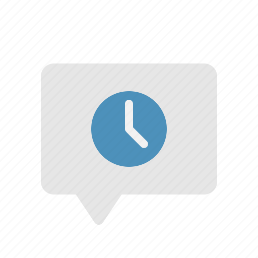 Chat, message, pending, scheduled, timed icon - Download on Iconfinder
