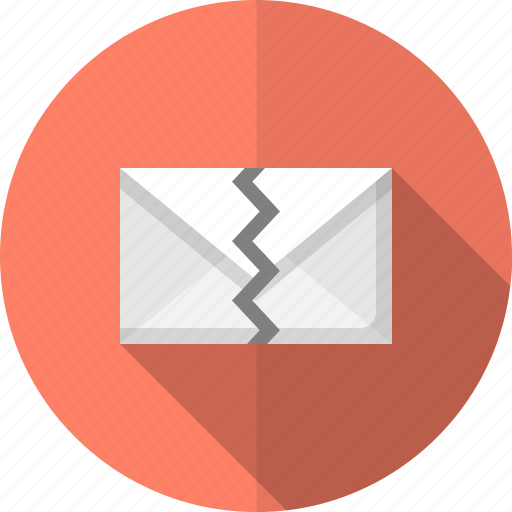 Mail, destroy, message, communication icon - Download on Iconfinder