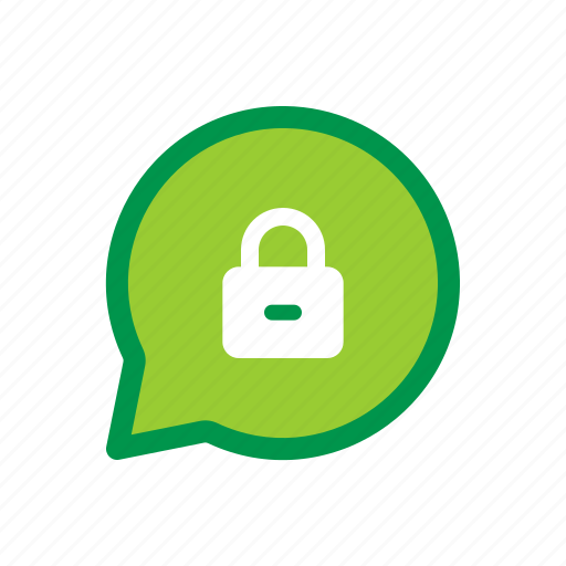 Chat, encrypted, locked, message, passworded, secret, secured icon - Download on Iconfinder
