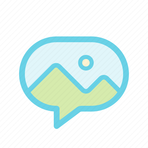 Chat, image, message, multimedia, photo, picture icon - Download on Iconfinder