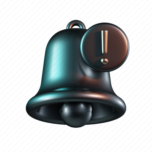 Bell, exclamation, error, issue, notification icon - Download on Iconfinder