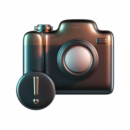 Camera, signal, exclamation, image, picture, photography icon - Download on Iconfinder