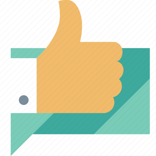 Like, approve, good, hand, message, nice, thumb up icon - Download on Iconfinder