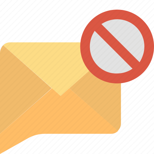 Mail, cancel, email, forbidden, letter, message, no icon - Download on Iconfinder
