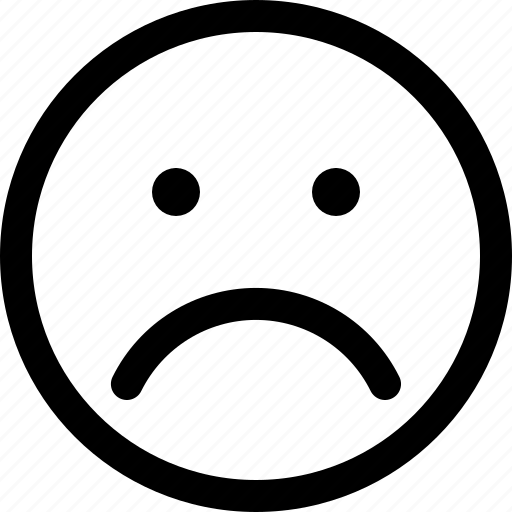 Face, emoji, sad, chat, smiley, message icon - Download on Iconfinder