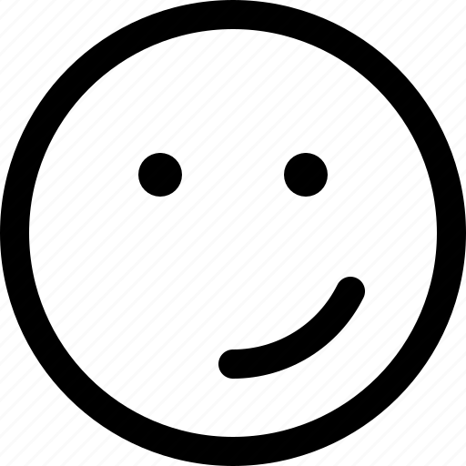 Smiley, smirk, chat, message, emoji, face icon - Download on Iconfinder