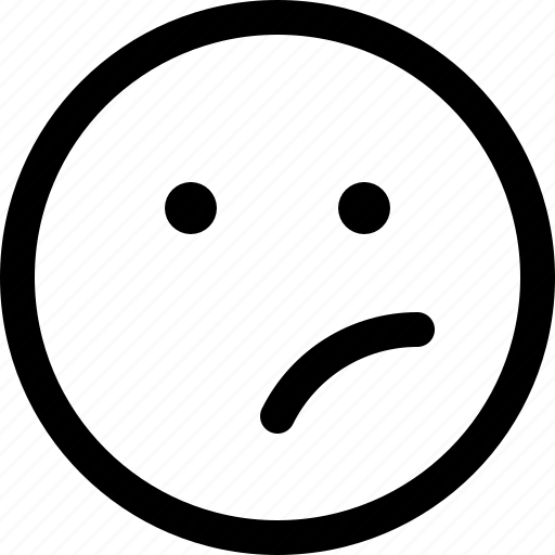 Smiley, unhappy, message, chat, emoji, face icon - Download on Iconfinder