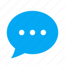 comment, neutral, bubble, chat, message, speech, talk