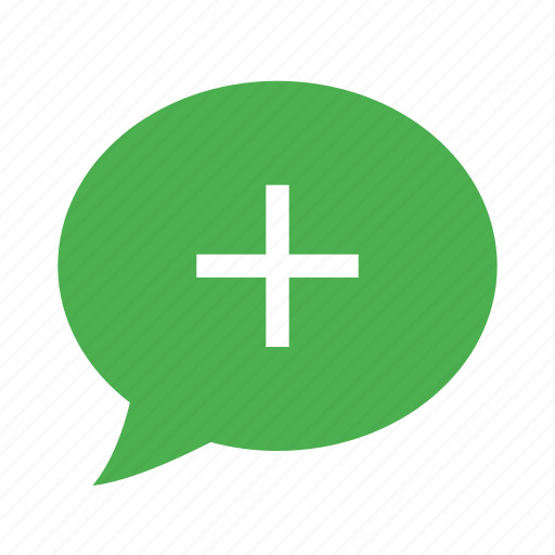 Comment, positive, bubble, chat, message, plus, speech icon - Download on Iconfinder