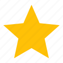 star, bookmark, favorite, rating