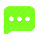 message, front view, chat, text, conversation, communication, talk