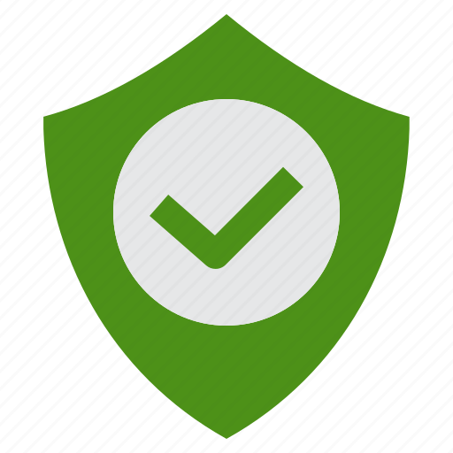 Shield, verified, verification, ecommerce, protected, protection, verify icon - Download on Iconfinder