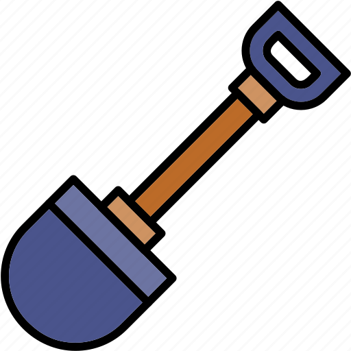 Shovel, construction, dig, gardening, spade, tool icon - Download on Iconfinder