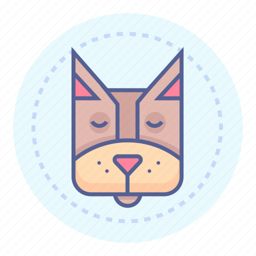 Dog, pet, quiet, sleeping icon - Download on Iconfinder