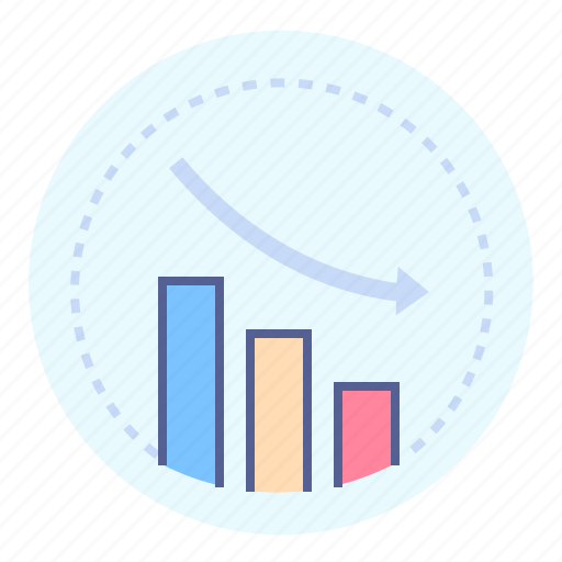 Business, decrease, fall, statistics icon - Download on Iconfinder