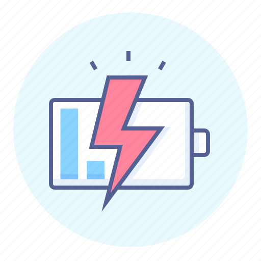 Battery, discharge, energy, power icon - Download on Iconfinder