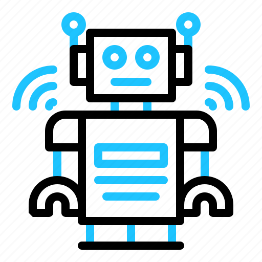 Robot, wifi, metal, toy, technology, robotic, metaverse icon - Download on Iconfinder