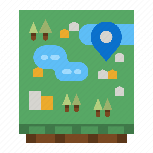 Land, metaverse, pinholder, location, map icon - Download on Iconfinder