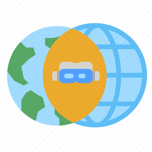 World, global, earth, digital, metaverse icon - Download on Iconfinder