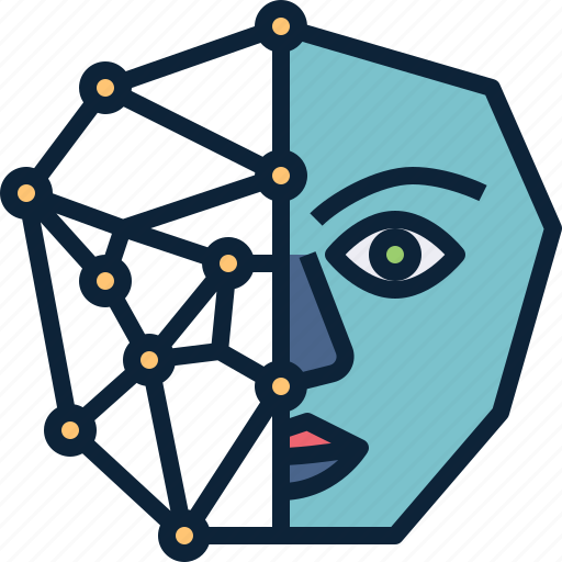 Facial, maping, deepfake, face, recognition, machine, learning icon - Download on Iconfinder