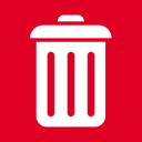 bin, full, recycle
