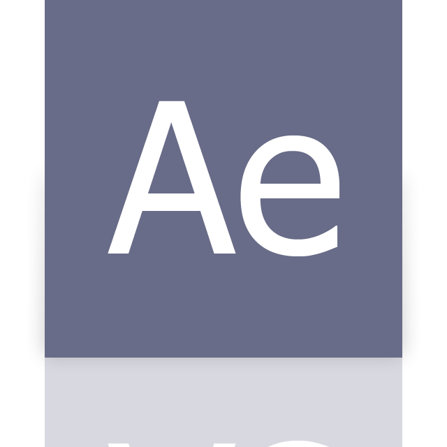 Adobe, after, effects, mirror icon - Free download