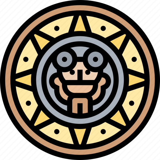 Aztec, mayan, calendar, ancient, mexican icon - Download on Iconfinder
