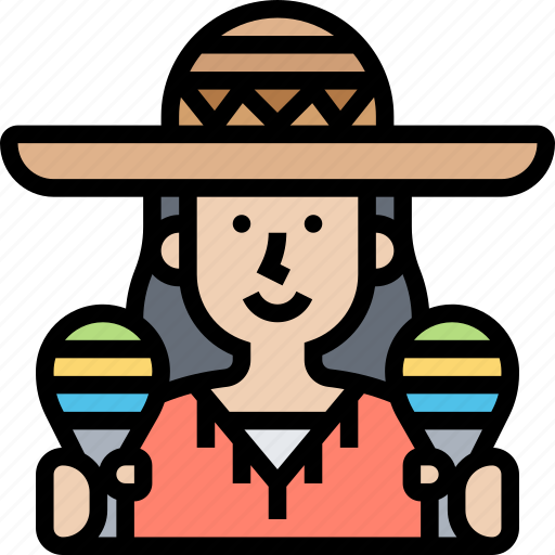 Maracas, music, mexican, rhythm, celebration icon - Download on Iconfinder