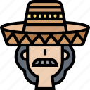mexican, hat, sombrero, traditional, culture