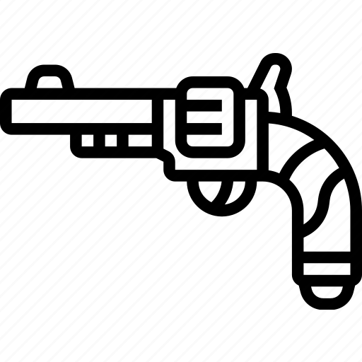 Revolver, gun, weapon, pistol, bullets icon - Download on Iconfinder
