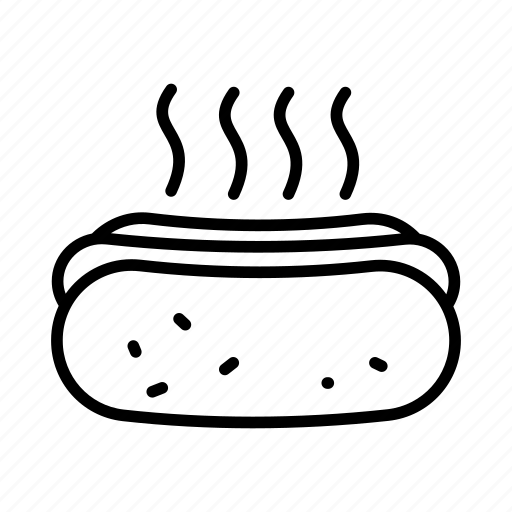 Fast, food, hotdog, kitchen, meal, restaurant, sausage icon - Download on Iconfinder