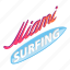 isometric, miamisurfing, object, sign 