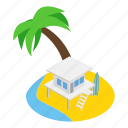 isometric, object, sign, southbeach