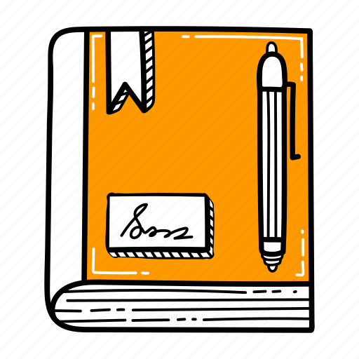 Folder, office folder, diary, personal diary, document folder icon - Download on Iconfinder