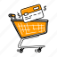 shopping cart, trolley, ecommerce, store, card payment, shopping payment 