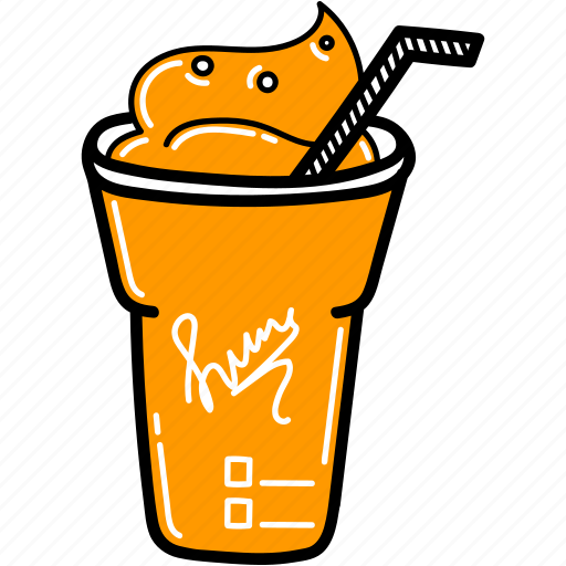 Cold coffee, cold, coffee, drink, beverage illustration - Download on Iconfinder