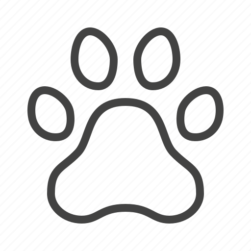 Dog, paw, pet, print, track icon - Download on Iconfinder