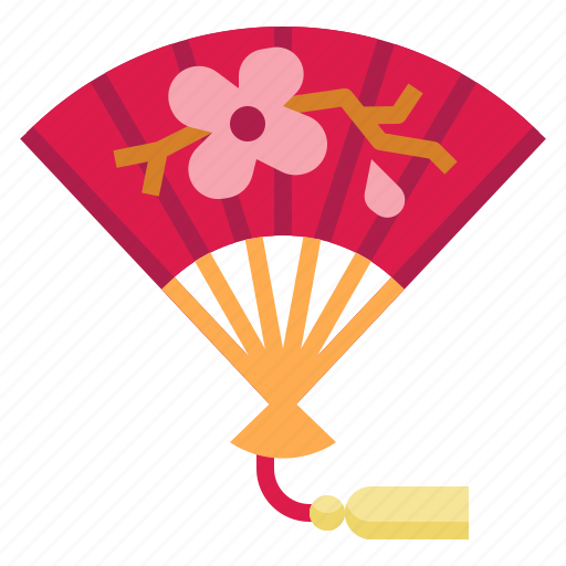 Fan, paper, asia, cultures, folding, tradition, air icon - Download on Iconfinder