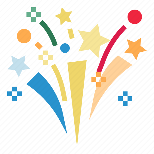 Fireworks, celebration, rocket, birthday, party, star, christmas icon - Download on Iconfinder