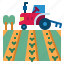 tractor, farm, agriculture, harvest, cultivation, farming, garden 