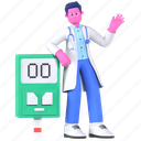 glucometer, diabetes, sugar test, glucose meter, blood test, medical, hospital, doctor, healthcare