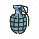 grenade, weapon, gun, army, soldier