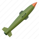bomb, missile, weapon, military, equipment, illustration, army, war, rocket, spaceship