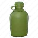 millitary, water, bottle, military, equipment, illustration, army, war